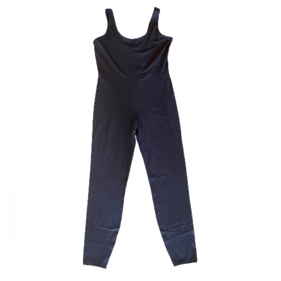 🆕 GapFit Gap Women Brushed Jersey One-Piece Bodysuit Navy Blue M - Picture 6 of 11